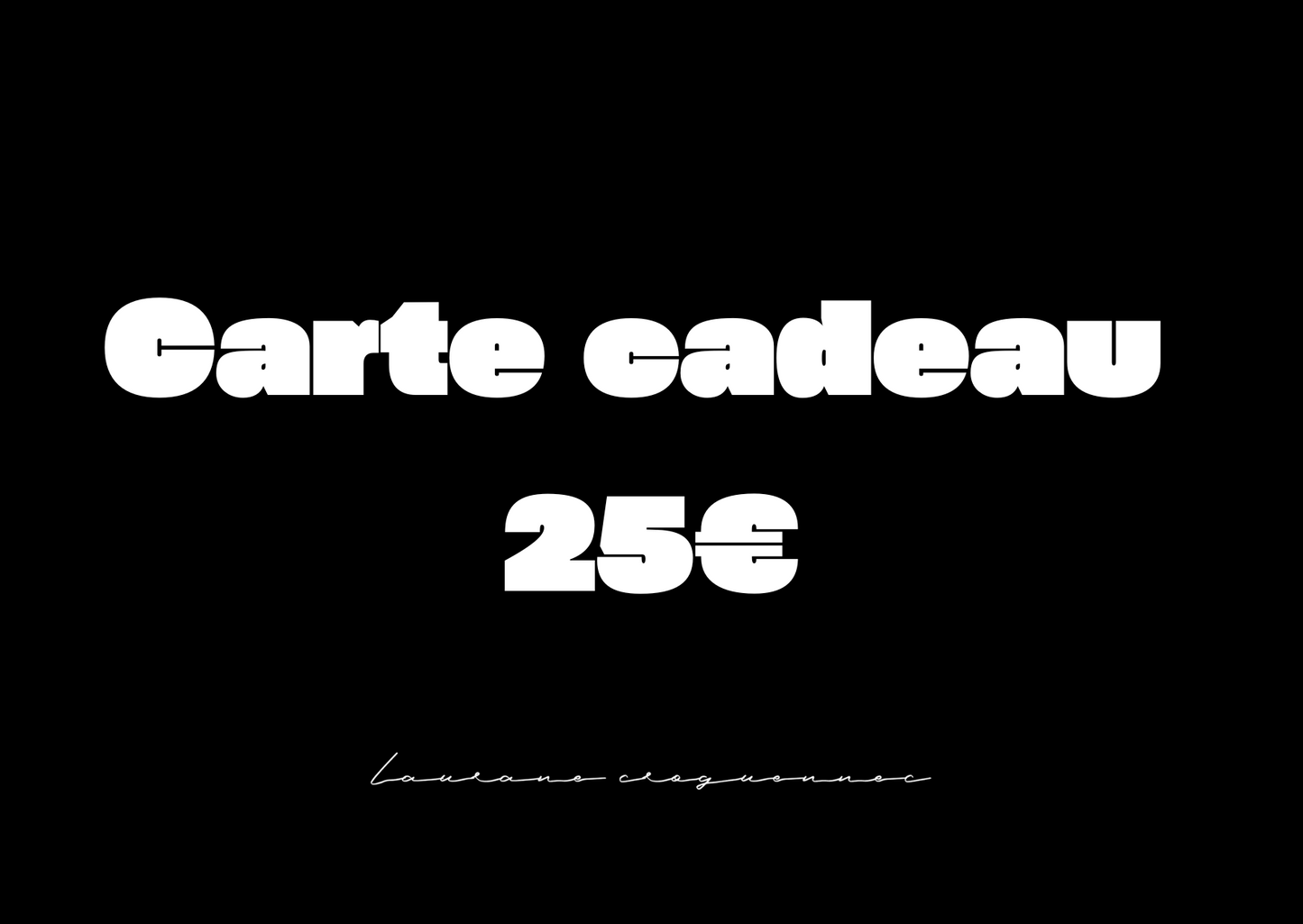 Carte cadeau