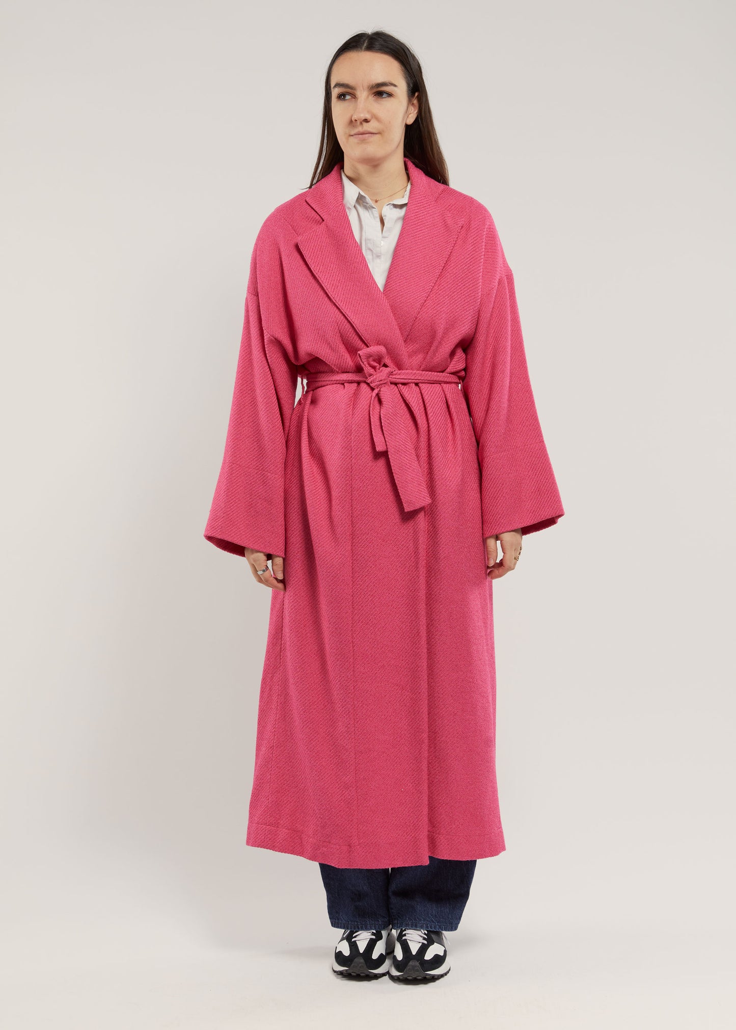 Manteau style tailleur rose